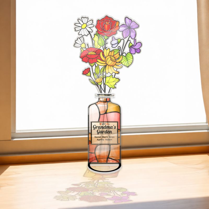 Personalized Acrylic Suncatcher Sign – Window Decor & Gift Keepsake