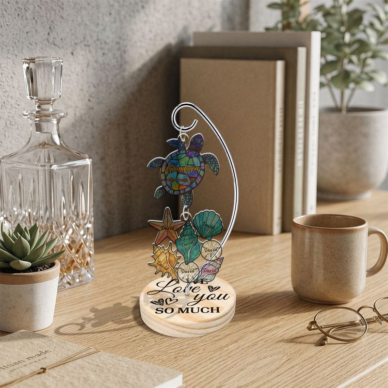 Personalized Acrylic Suncatcher with Stand – Custom Decor Gift