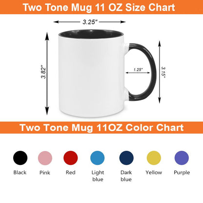 Personalized Two-tone Ceramic Mug