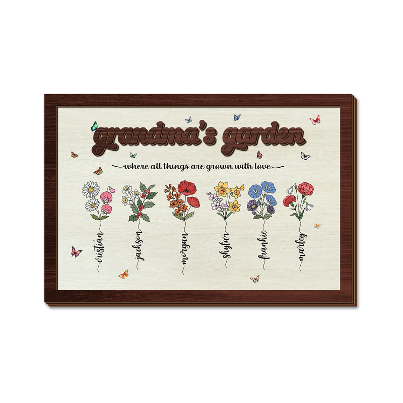 Personalized 2 Layered Wooden Art Piece