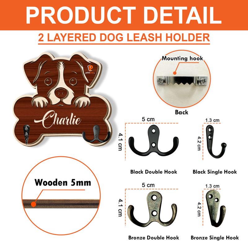 Personalized Wooden Key Holder