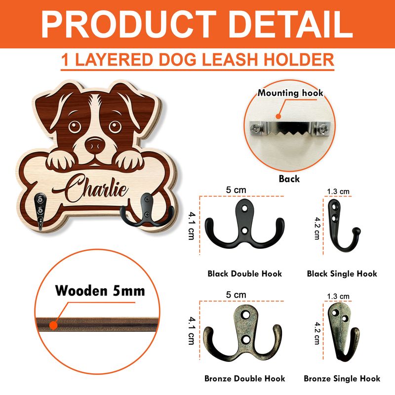 Personalized Wooden Key Holder