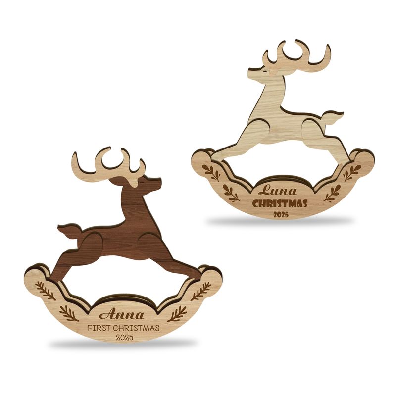 Personalized Seesaw Ornament