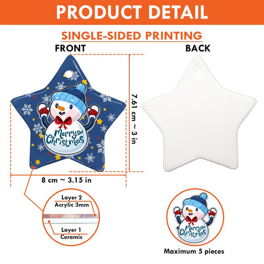 Personalized Ceramic Ornament