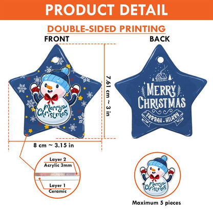 Personalized Ceramic Ornament - US