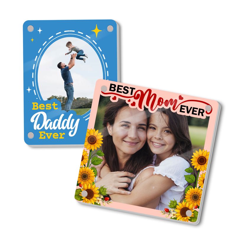 Personalized Acrylic Magnetic Photo Frame