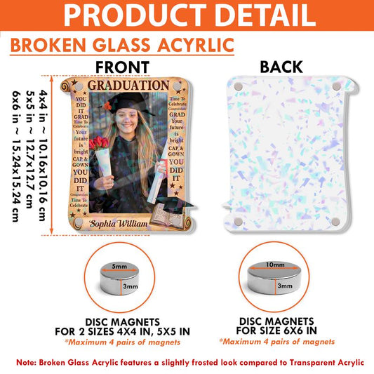 Personalized Acrylic Magnetic Photo Frame