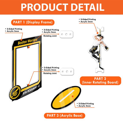 Personalized Acrylic Rotating Stand