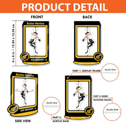 Personalized Acrylic Rotating Stand
