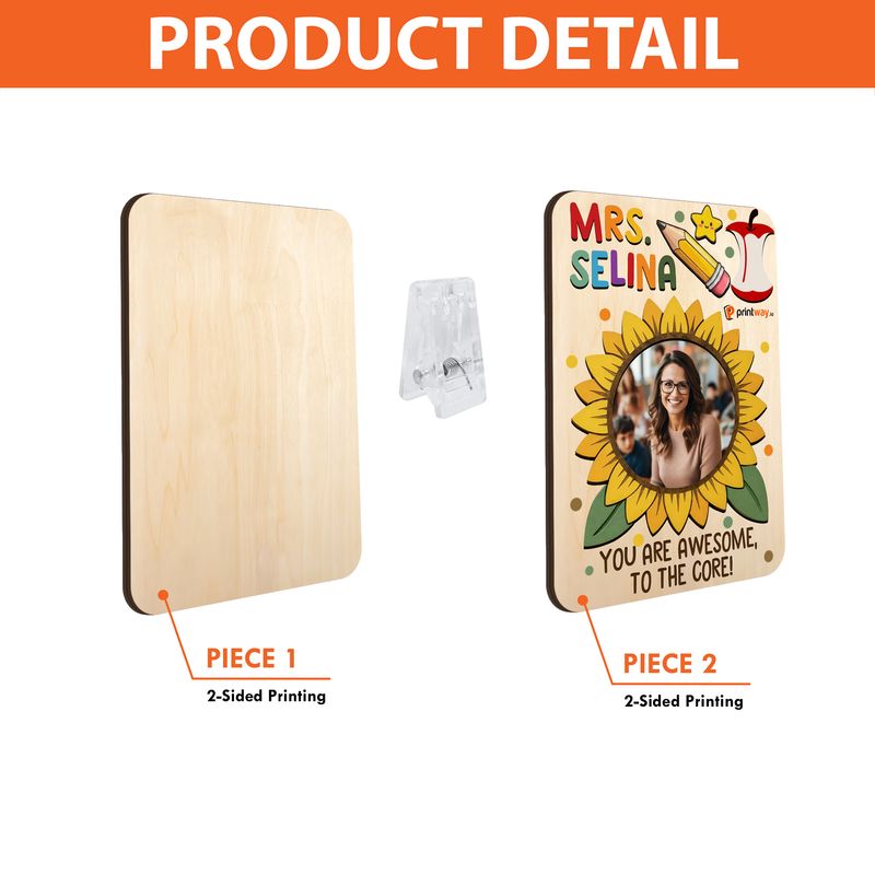 Personalized Wooden Photo Paper Clip