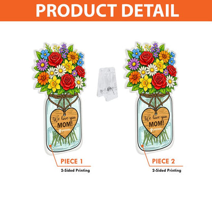 Personalized Acrylic Photo Clip – Custom Picture Holder Desk Decor Gift