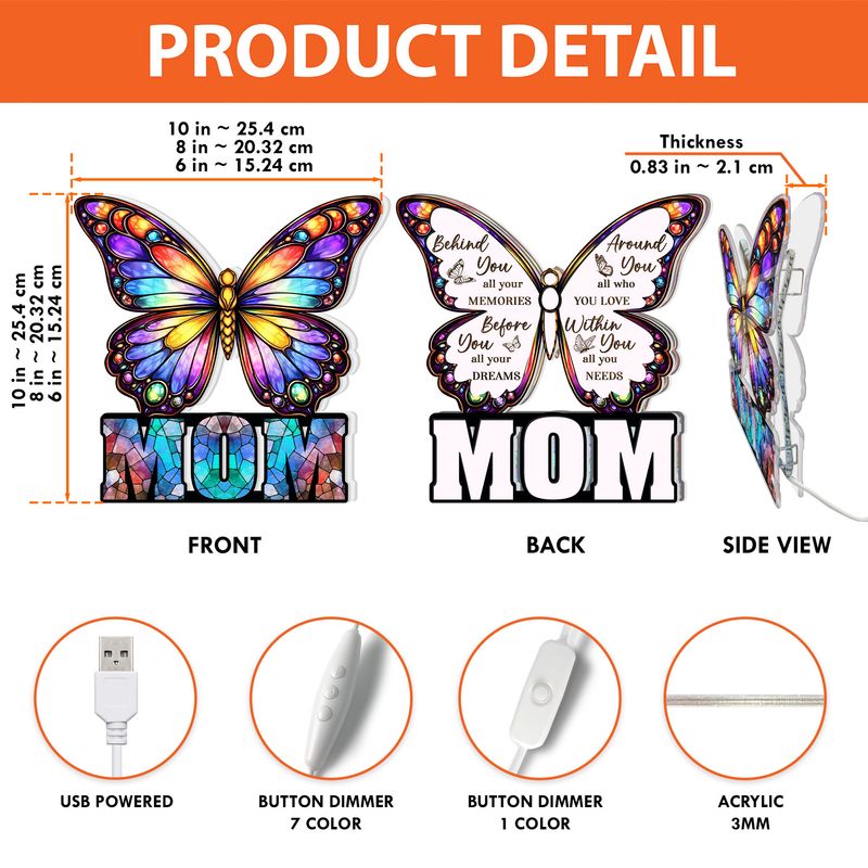 Personalized Suncatcher Night Light – Custom 3D Decor Gift