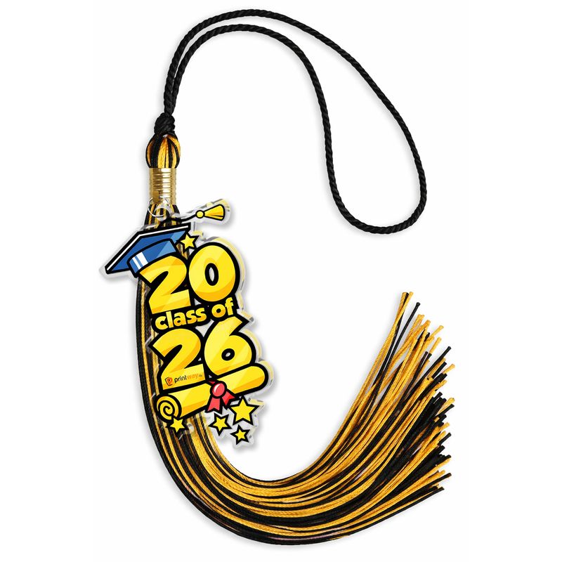 Personalized Graduation Tassel With Acrylic Charm