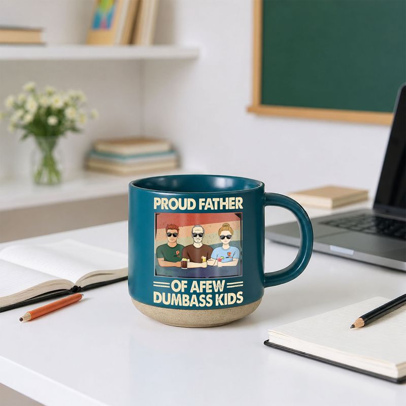 Personalized Pottery Mug – Custom Coffee Gift for Him or Her