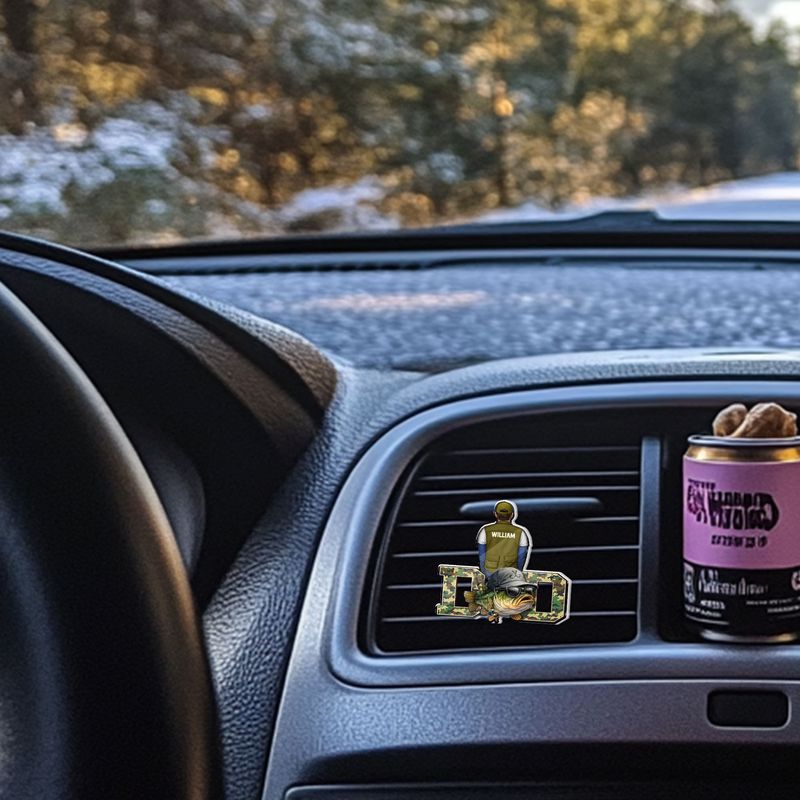 Personalized Acrylic Car Vent Clip