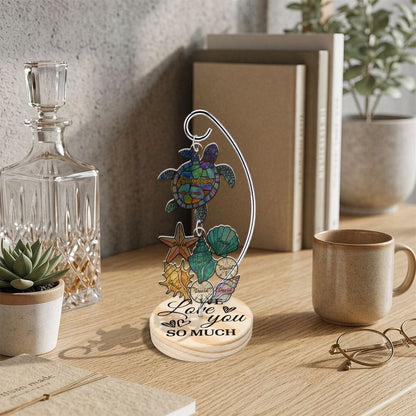 Personalized Acrylic Suncatcher with Stand – Custom Decor Gift