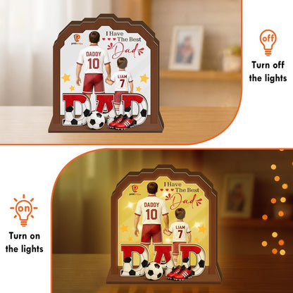 Personalized Wooden And Frosted Acrylic Light