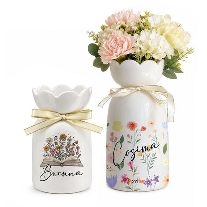 Personalized Ceramic Flower And Decorative Vase