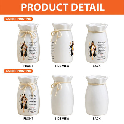 Personalized Ceramic Bloom Vase – Custom Flower Vase Home Decor Gift
