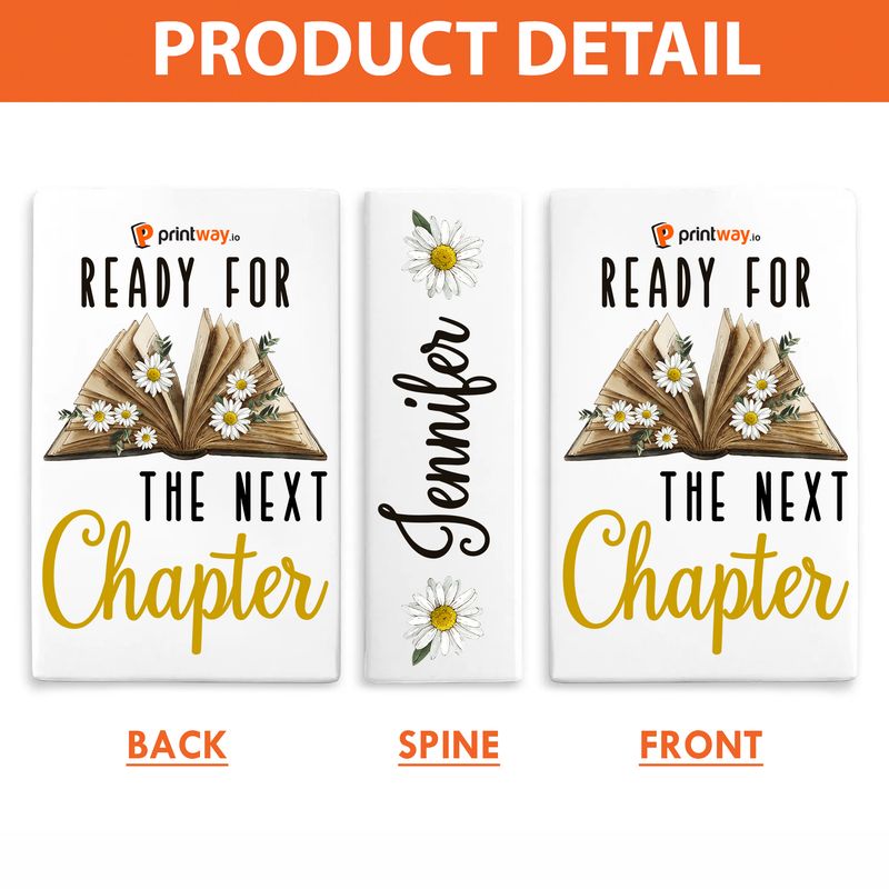 Personalized Ceramic Book Vase – Custom Flower Vase Home Decor Gift