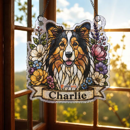 Personalized Glass Suncatcher – Custom Window Hanging Gift