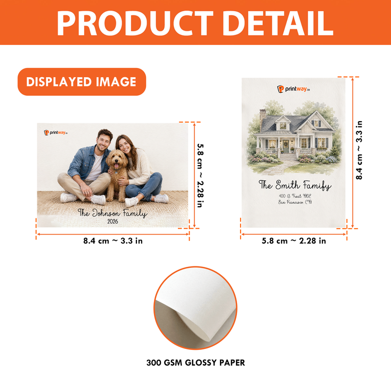 Personalized Picture Frame Ornament – Custom Photo Keepsake Gift