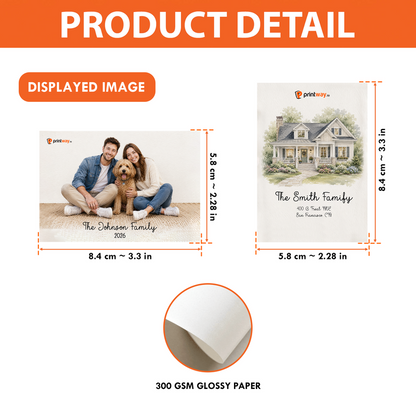 Personalized Picture Frame Ornament – Custom Photo Keepsake Gift