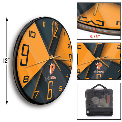 Personalized Wall Clock – Custom Home Decor Housewarming & Wedding Gift