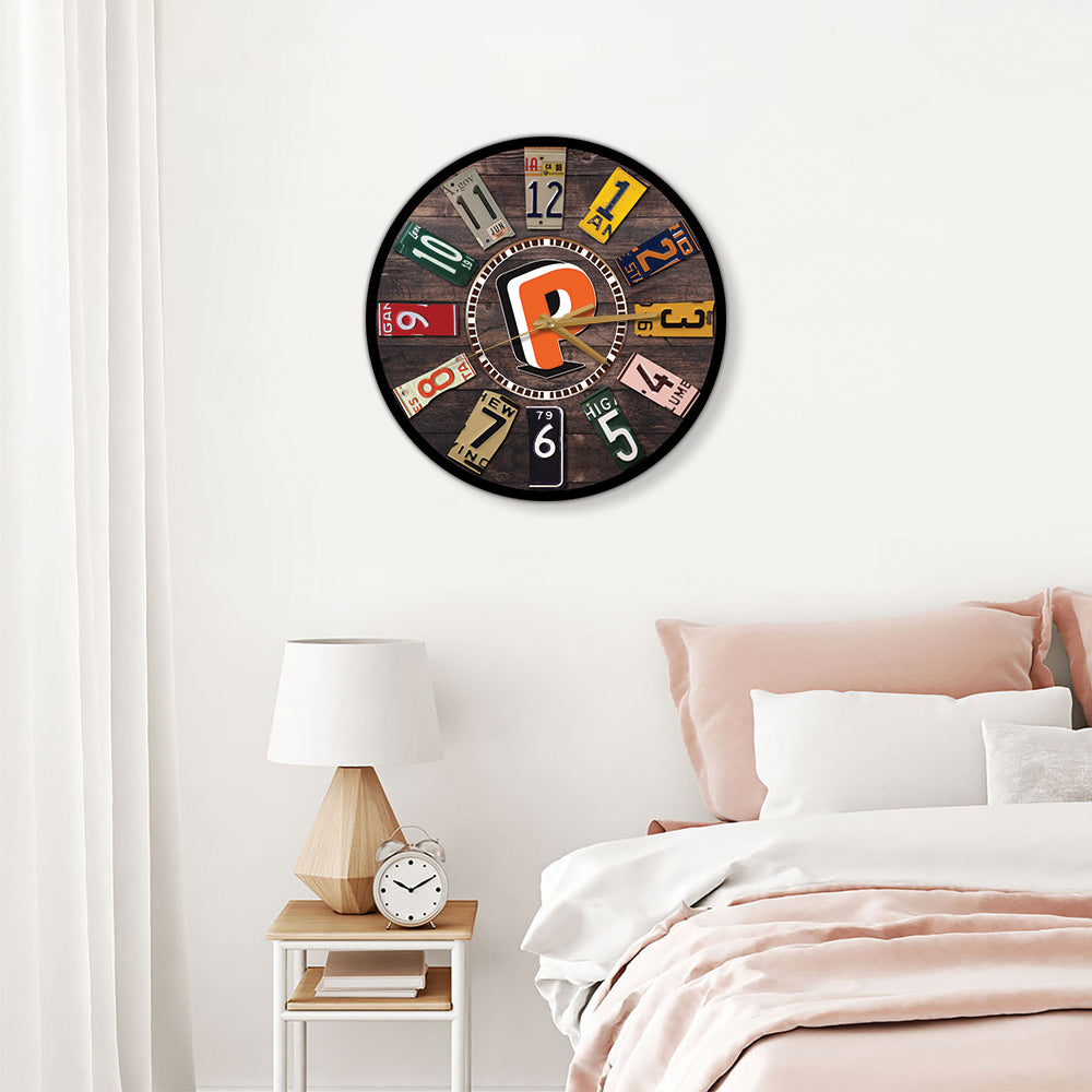 Personalized Wall Clock – Custom Home Decor Housewarming & Wedding Gift