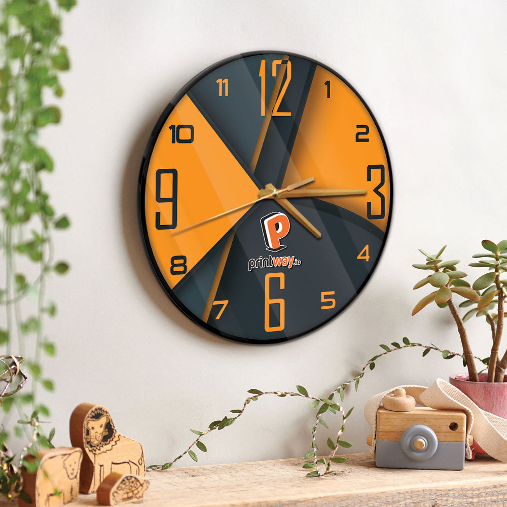 Personalized Wall Clock – Custom Home Decor Housewarming & Wedding Gift