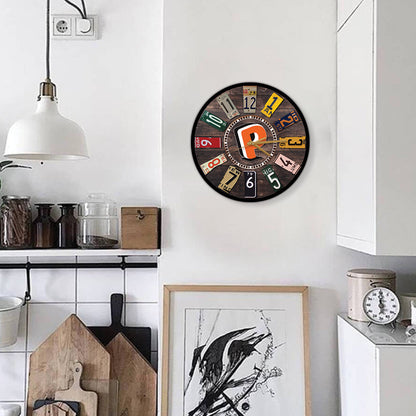 Personalized Wall Clock – Custom Home Decor Housewarming & Wedding Gift